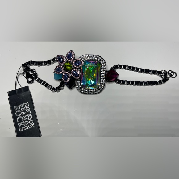 NEW tags Erickson Beamon Rocks Crystal Arcade Bright Flower Collection S… - Picture 5 of 7